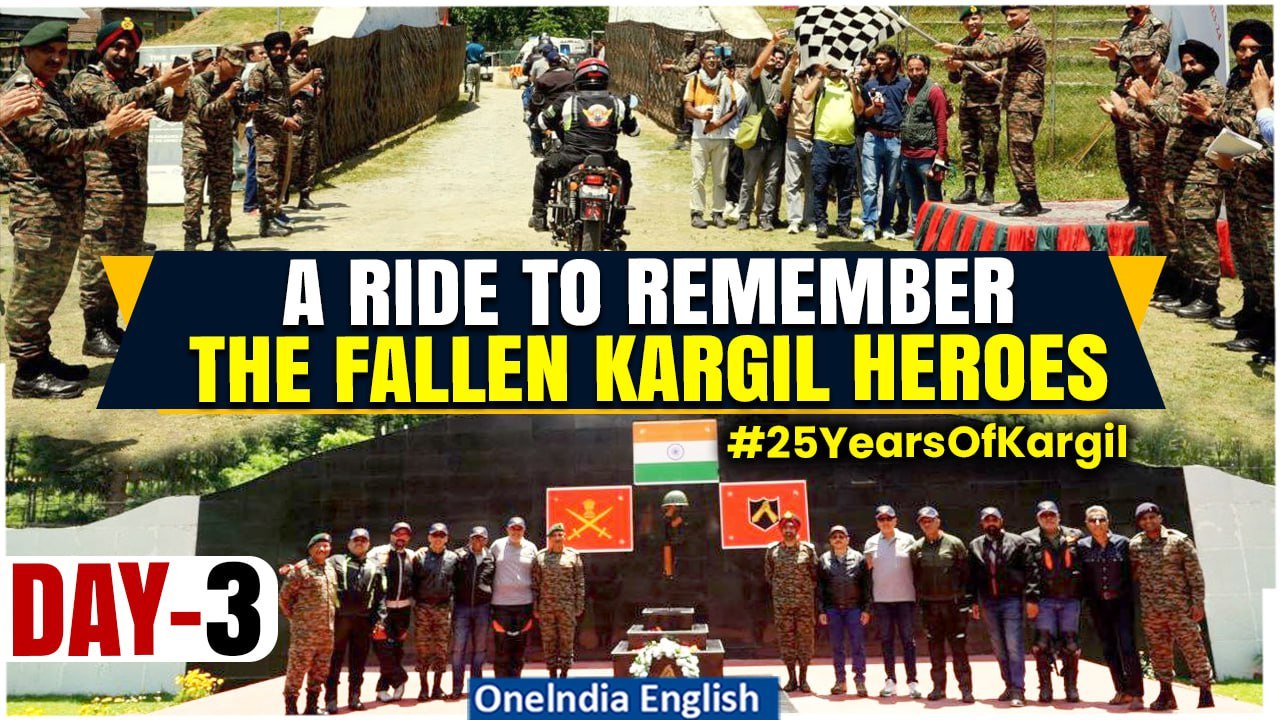 Kargil Chronicles: Day 3 of Epic Motorcycle Expedition Honouring Fallen Kargil Heroes |Oneindia News