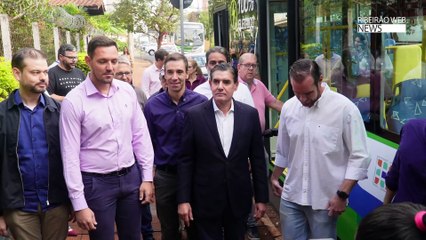 Novos ônibus elétricos para o transporte coletivo urbano são testados em Ribeirão Preto