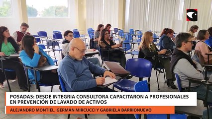 Posadas: capacitaron a profesionales en prevención de lavado de activos
