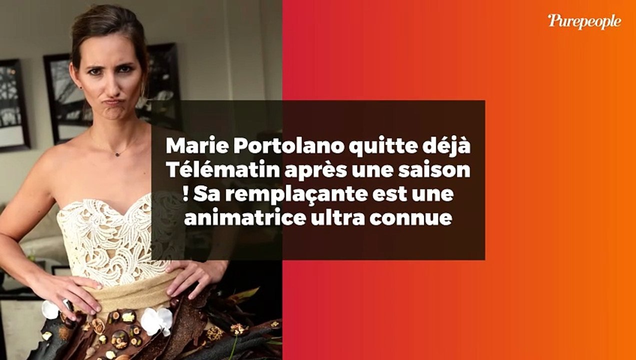 Marie Portolano quitte déjà Télématin après une saison ! Sa remplaçante est une animatrice ultra connue