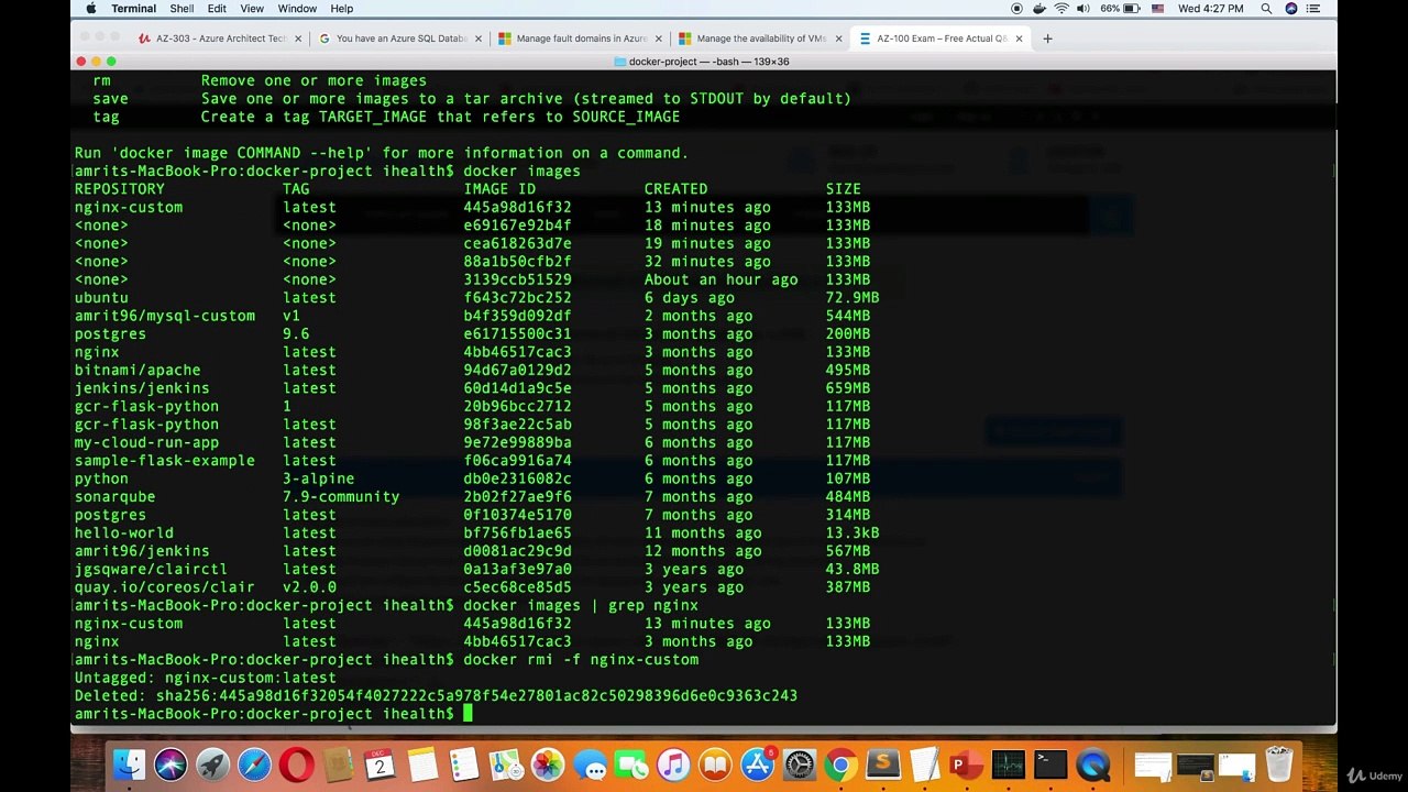 5. Docker Backup , Volume operation cmds, dockerhub  3.5