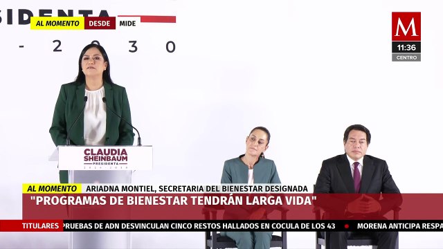 Ariadna Montiel repetirá como secretaria del Bienestar: programas tendrán larga vida