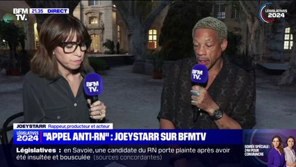 L'intégrale de l'interview de JoeyStarr, à la "Nuit contre l'extrême-droite" au Festival d'Avignon
