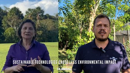 Sustainable technologies cause less environmental impact