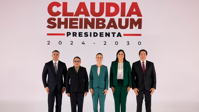 Claudia Sheinbaum presenta a nuevos integrantes de su gabinete, con Mario Delgado y Omar García Harfuch incluidos