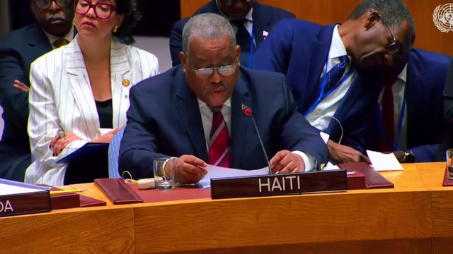 Delarasyon Premye Minis Dr. Garry Conille devan konsèy sekirite Nasyonzini