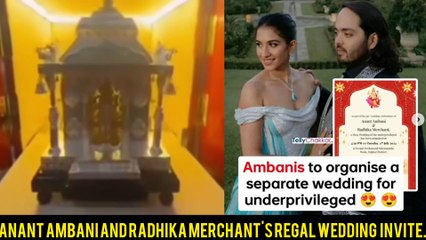 First look at Anant Ambani andRadhika Merchant's