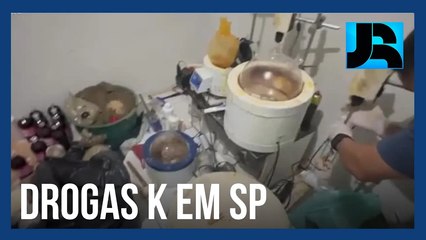 Exclusivo: Polícia Civil de SP descobre primeiro laboratório voltado à produção das drogas K