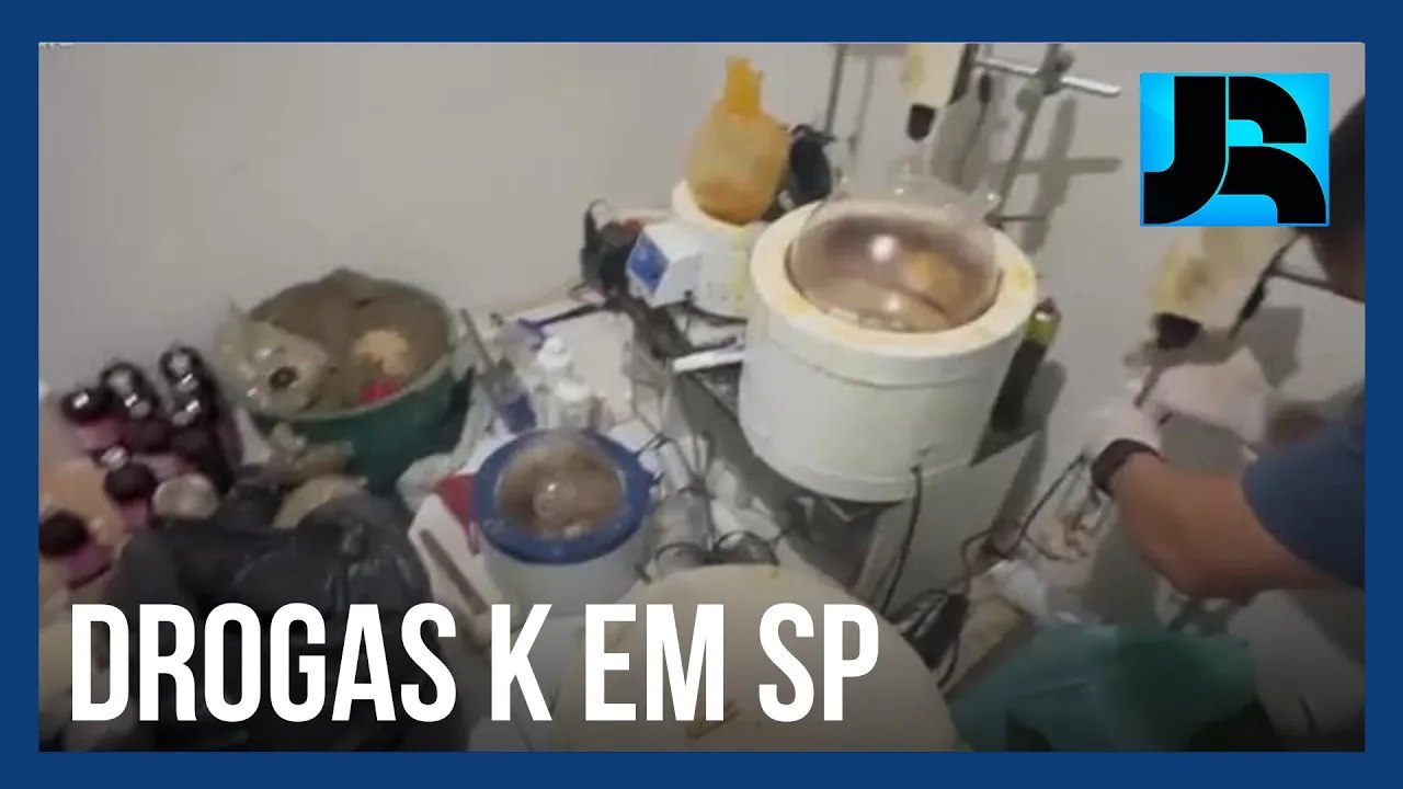 Exclusivo: Polícia Civil de SP descobre primeiro laboratório voltado à produção das drogas K