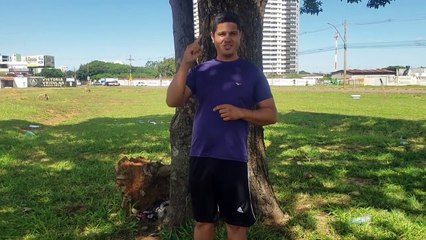 Fomos desafiados a correr nos 200 metros!