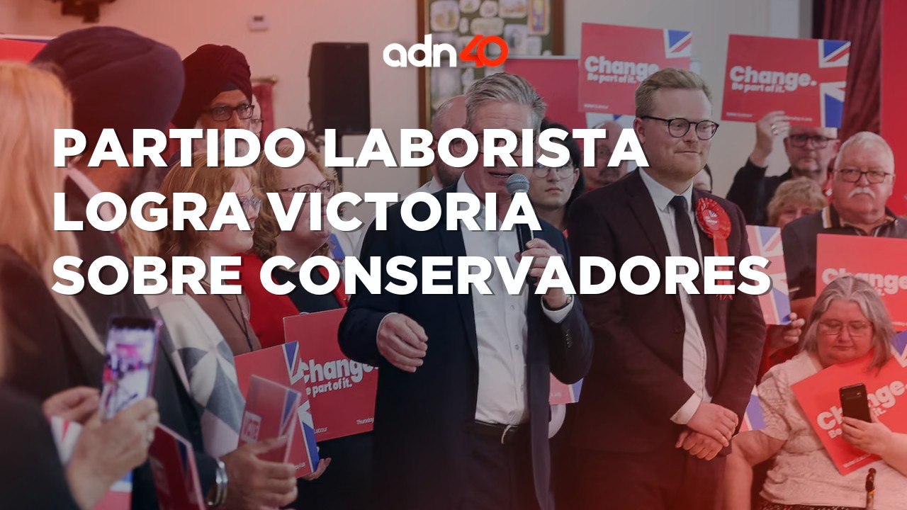 ¡Última Hora! Partido Laborista derrota a los conservadores en Reino Unido