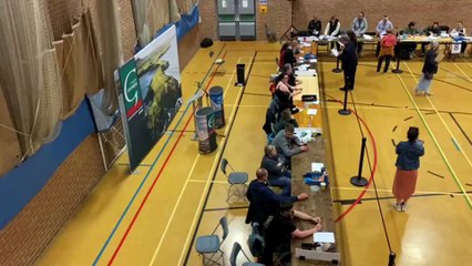 All's quiet at the count in Porthmadog for Dwyfor Meirionnydd