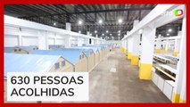 Governo do RS inaugura 1ª 'cidade provisória' para desabrigados por enchentes