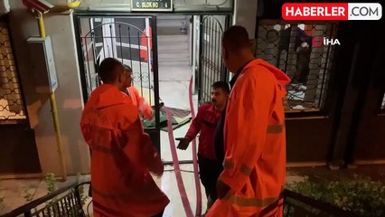 Burdur'da yağış bir anda geldi, 34 evi su bastı