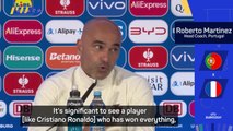 'Every day is a new day' - Martinez backs Ronaldo to bounce back against France