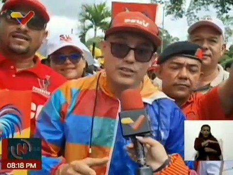 Pueblo del estado Guárico se moviliza en apoyo al candidato de la paz Nicolás Maduro