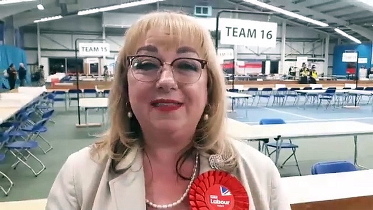 Washington and Gateshead South MP Sharon Hodgson speaks after winning in General Election