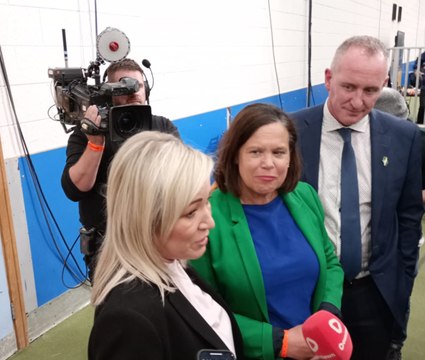 Sinn Féin First Minister Michelle O'Neill and party leader Mary Lou McDonald give their thoughts on Westminster election.