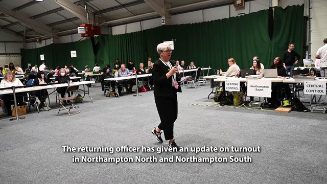 Watch: Turnout revealed for Northampton North and Northampton South