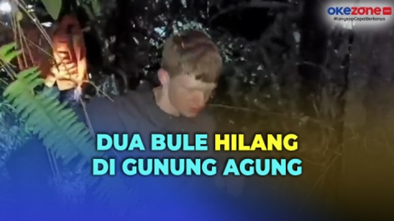 Dua Bule Inggris Hilang di Gunung Agung, Tim SAR Temukan dalam Kondisi Selamat