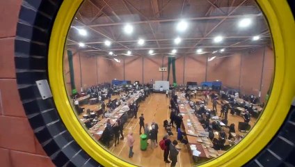Dudley election count happening in Stourbridge.