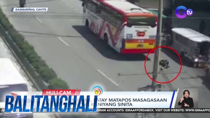 Traffic enforcer, patay matapos masagasaan ng bus driver na kaniyang sinita | Balitanghali