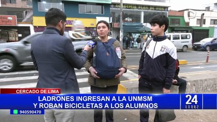 UNMSM: Piden mayor vigilancia ante constantes robos en el interior de ‘La decana de América’