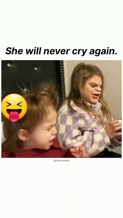 She will not cry again 
