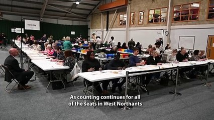 Candidates watch the national picture unfold at the Northampton Count