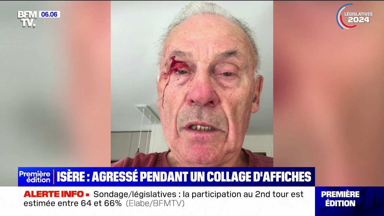 "J'ai pris un coup de poing": un élu local de 77 ans qui collait ses affiches pour Olivier Véran agressé