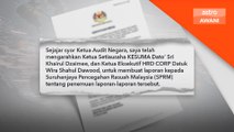 KESUMA arah KSU, Ketua Eksekutif HRD CORP buat laporan SPRM