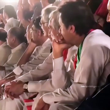 Imran Khan walking on the mountain