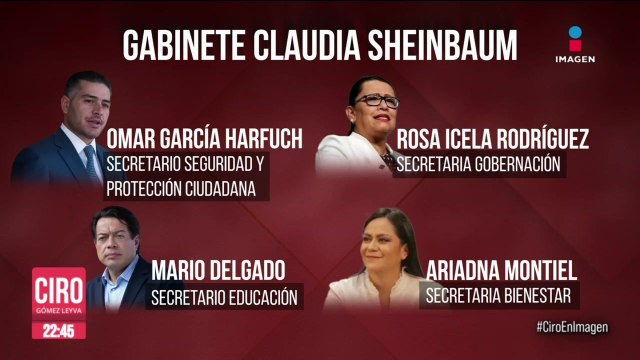 Sheinbaum presentó a otros 4 integrantes de su gabinete