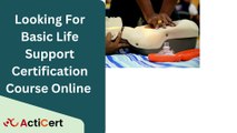 Looking For Basic Life Support Certification Course Online