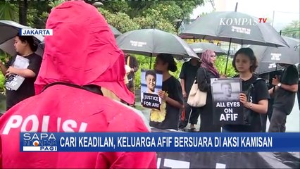 Tuntut Keadilan, Keluarga Afif Maulana Ikut Aksi Kamisan di Istana Kepresidenan