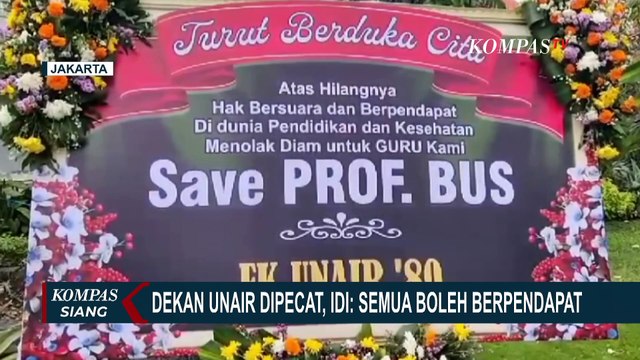 Sivitas Unair Gelar Aksi Damai Tolak Pemecatan Dekan FK