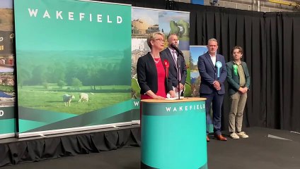 Yvette Cooper's victory speech as she wins the Pontefract, Castleford and Knottingley seat