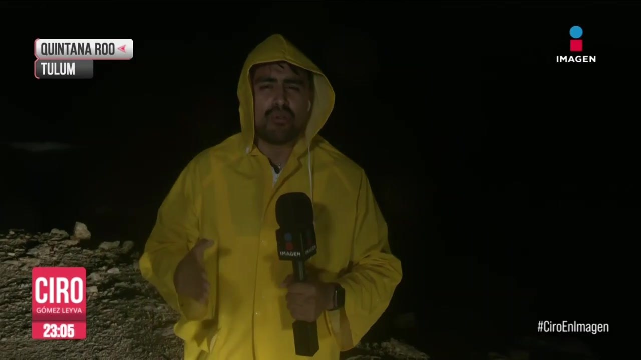 Primeras afectaciones del huracán "Beryl" en Tulum, Quintana Roo