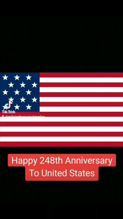 Happy 248th Anniversary To United States