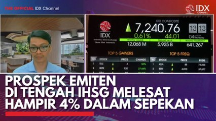 Prospek Emiten di Tengah IHSG Melesat Hampir 4% Dalam Sepekan