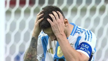 Le tir au but raté de Lionel Messi - Football - Copa America