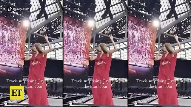 Travis Kelce Seemingly Surprises Taylor Swift at Eras Tour in Dublin