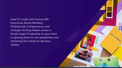 Area CV: Curriculum Vitae Writing Services