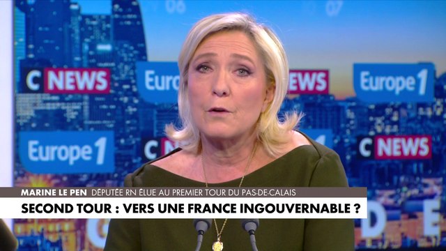 Marine Le Pen : «Il y aura une majorité absolue pour le RN ou le bourbier»