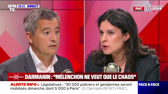 Gérald Darmanin (candidat aux législatives): Je ne souhaite pas que LFI puisse appeler à voter moi