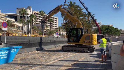 Arranca la demolición de la discoteca Social Club del Paseo Marítimo de Palma