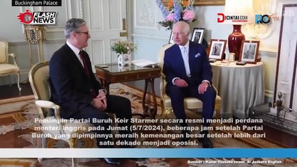 Keir Starmer Resmi Jabat PM Inggris, Bertemu Raja Charles III di Buckingham Palace