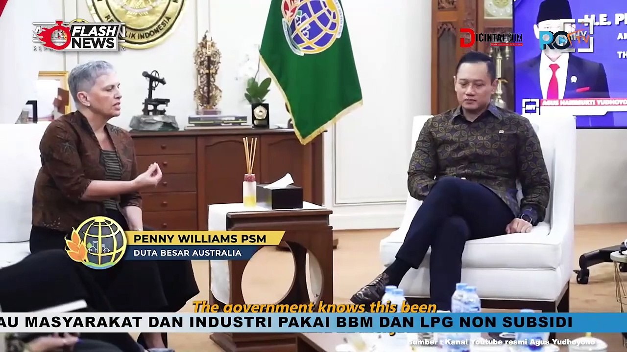 AHY dan Dubes Australia Bahas Peningkatan Kerjasama di Bidang Pendidikan dan SDM