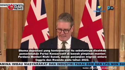 PM Inggris Keir Starmer Akan Hentikan 'Buang' Imigran Gelap ke Rwanda