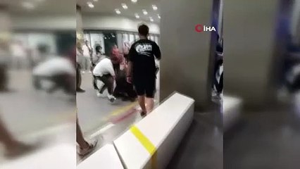 Hasta ile güvenlik görevlisi arasında kavga çıktı!